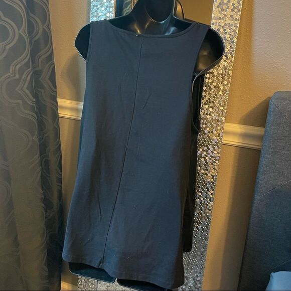 Charming Charlie I Speak Fluent Emoji Tank Top Black With White Lettering XL - Picture 4 of 12